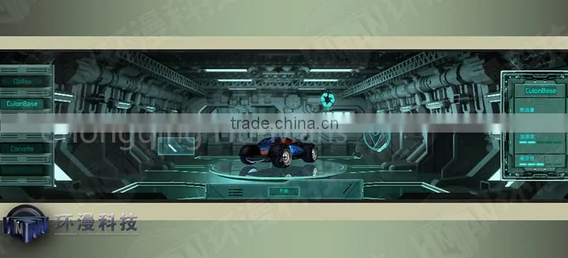 Chinese Supplies 3DOF Car Racing Game Machine
