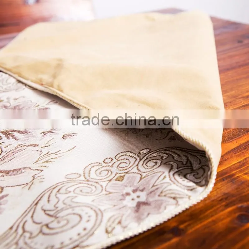 PLUS flower design embroidery table runner
