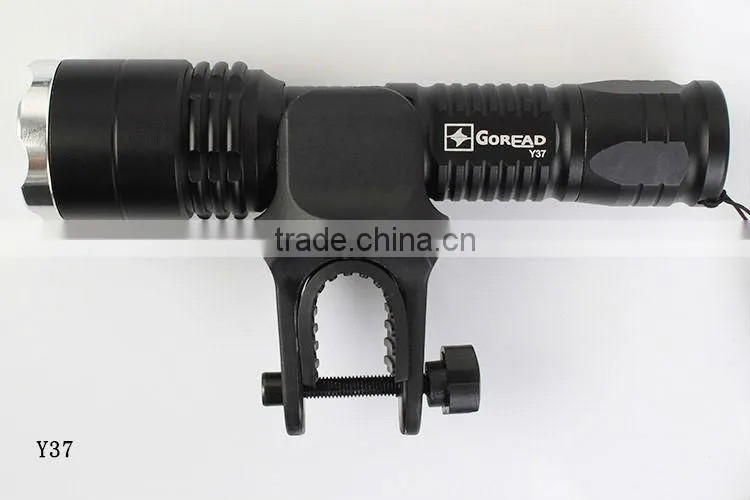 Small U type 360 degree plastic easy install black bike handlebar clamp