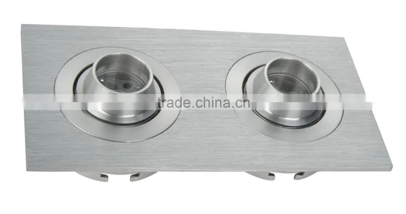 6W Aluminnum Square LED Recessed downlight