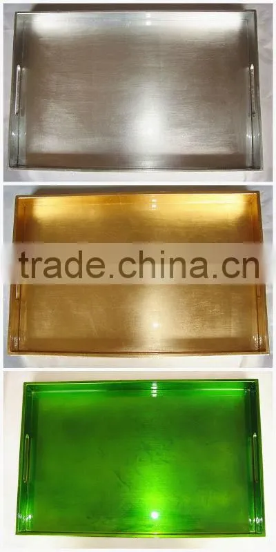 Gold plastic tray,pp plastic tray