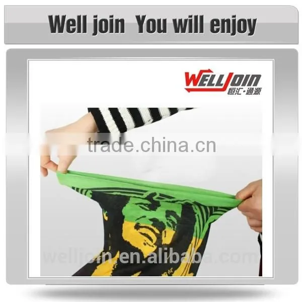 Cheap Multifunction Printed Logo Seamless Polyester Bandanas