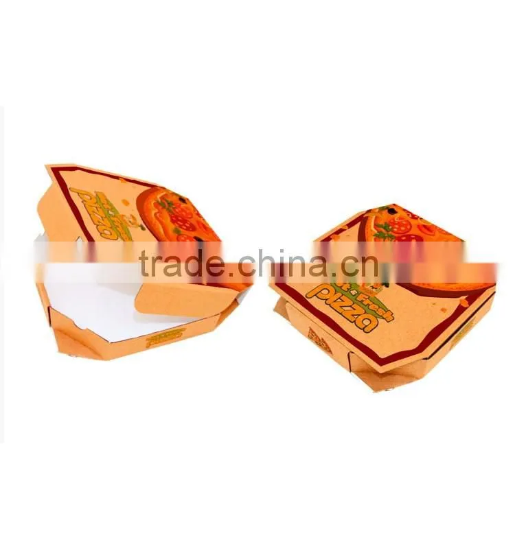 wholesale custom printing folding corrugated pizza box