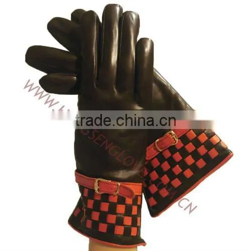 HS1407 boys leather gloves