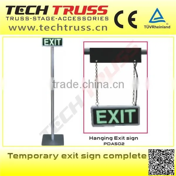 PDA502 Temporary Exit Sign Complete