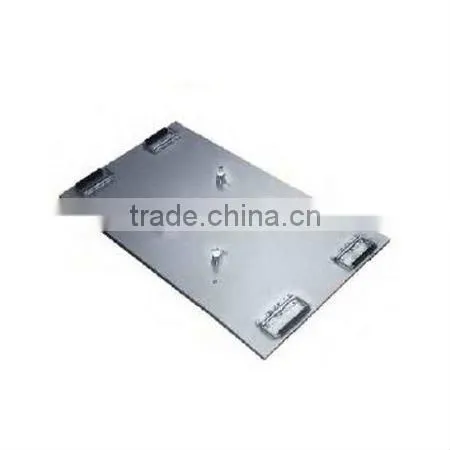 1000*500*10mm rectangle base plate for B30/C40 truss