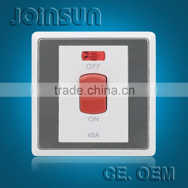 45A push button switch for kitchen hood