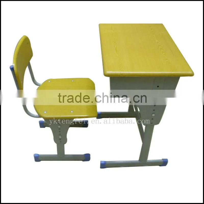 High quality cheap price school single desks and chairs