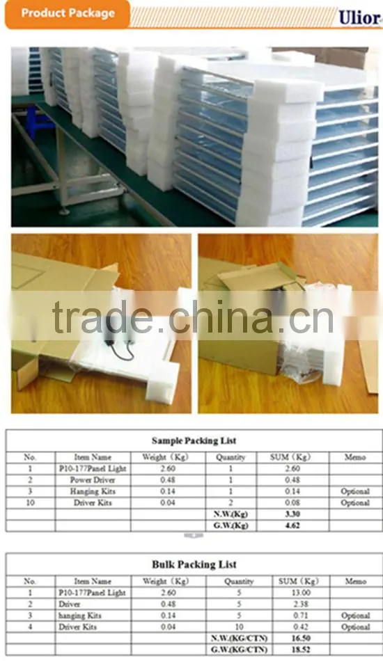 P15- 352 1x4 1200 300 Office hanging lighting Household lighting with CE RoHS FCC TUV ERP