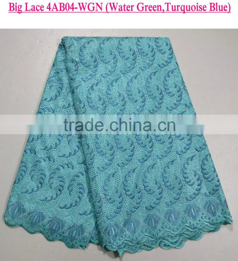 Best quality swiss lace Big heavy african voile lace for family party dress