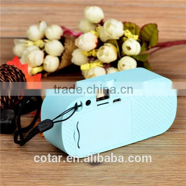 2015 free shipping Hot selling wireless bluetooth speakers , outdoor and indoor 3W bluetooth speakers