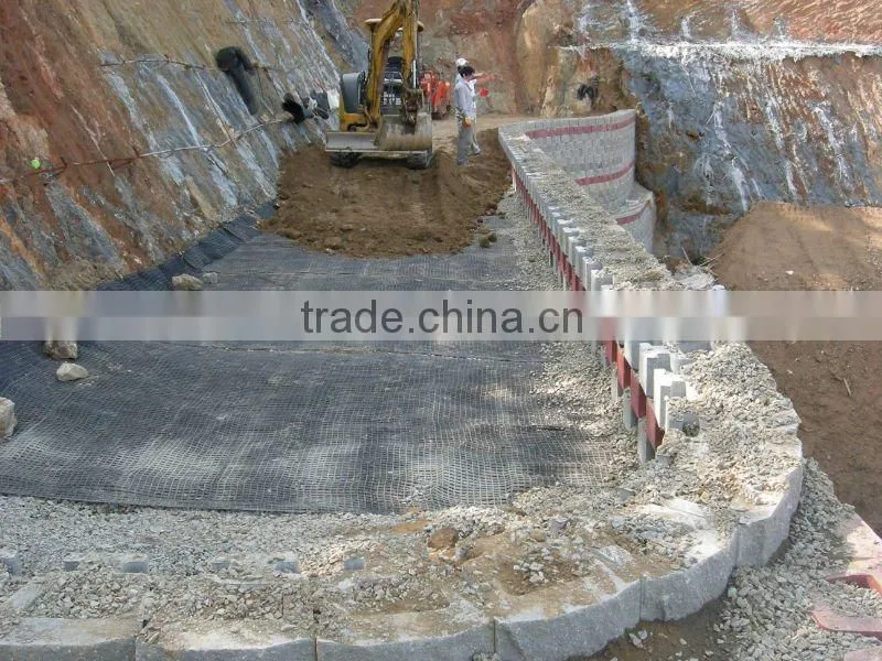 60KN/M--60KN/M,Warp-Knitted Fiberglass Geogrid