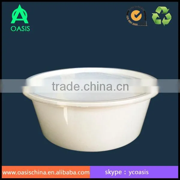 3000ml Disposable plastic round base food container