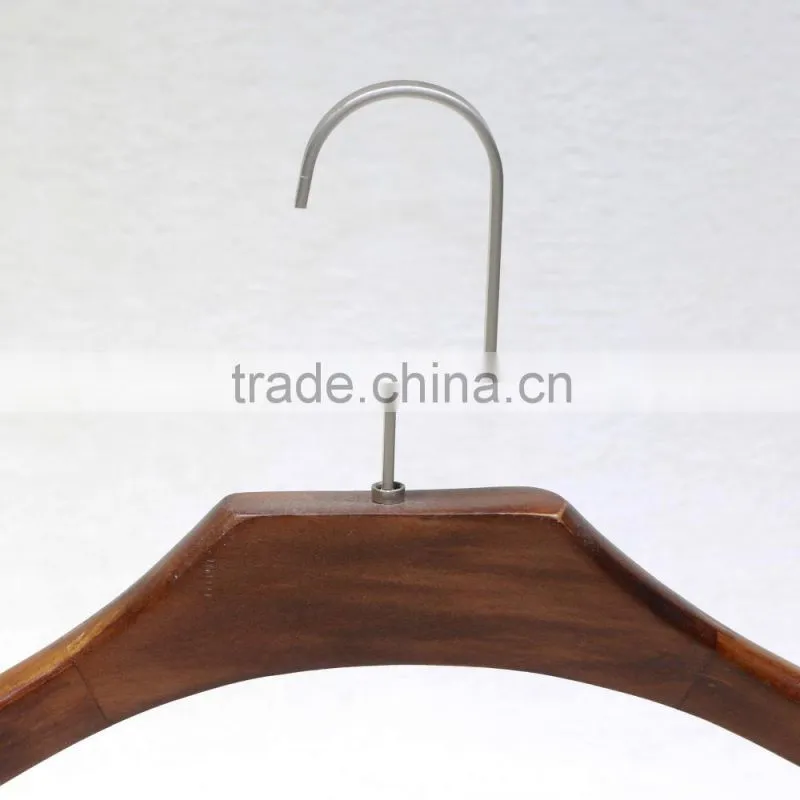 Classic antique wooden plastic hangers for clothes