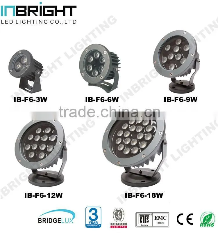 Round shape waterproof IP65 18W led flood light