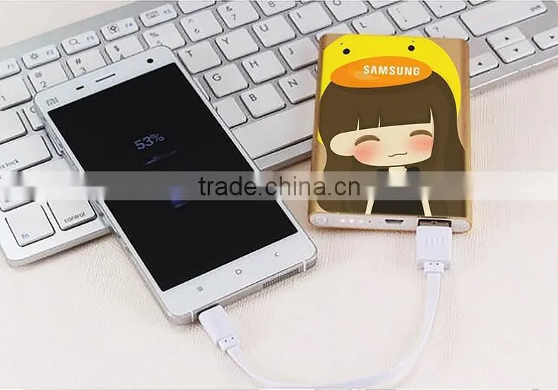 Premium promotion gift power bank,cell phone charger with custom logo printing, hot selling external battery