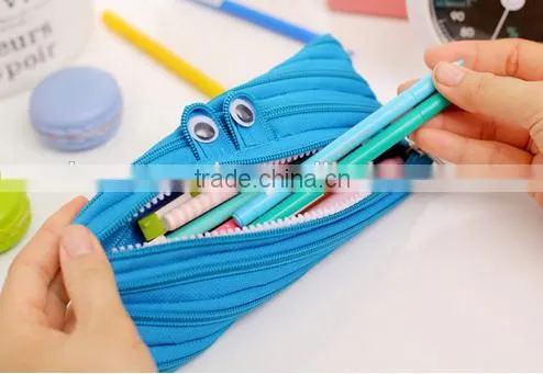 Fashion zipper pencil case/ pencil bag china supplier