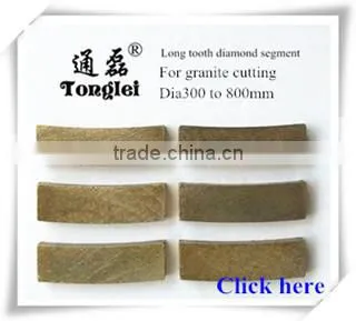 Great sharpness 400mm 16" M tooth granite cutting tools