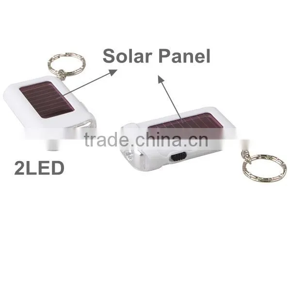 High quality 2 led Mini solar torch Portable Style