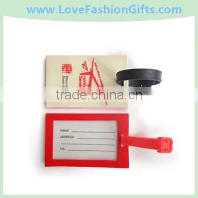 Round Football Travel Tag