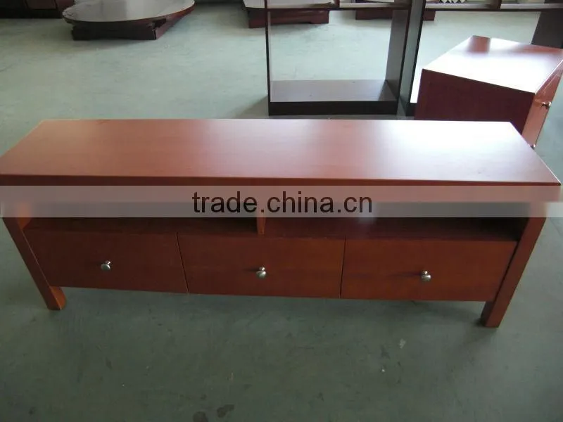 different size and different color wooden TV table for hotel furniture