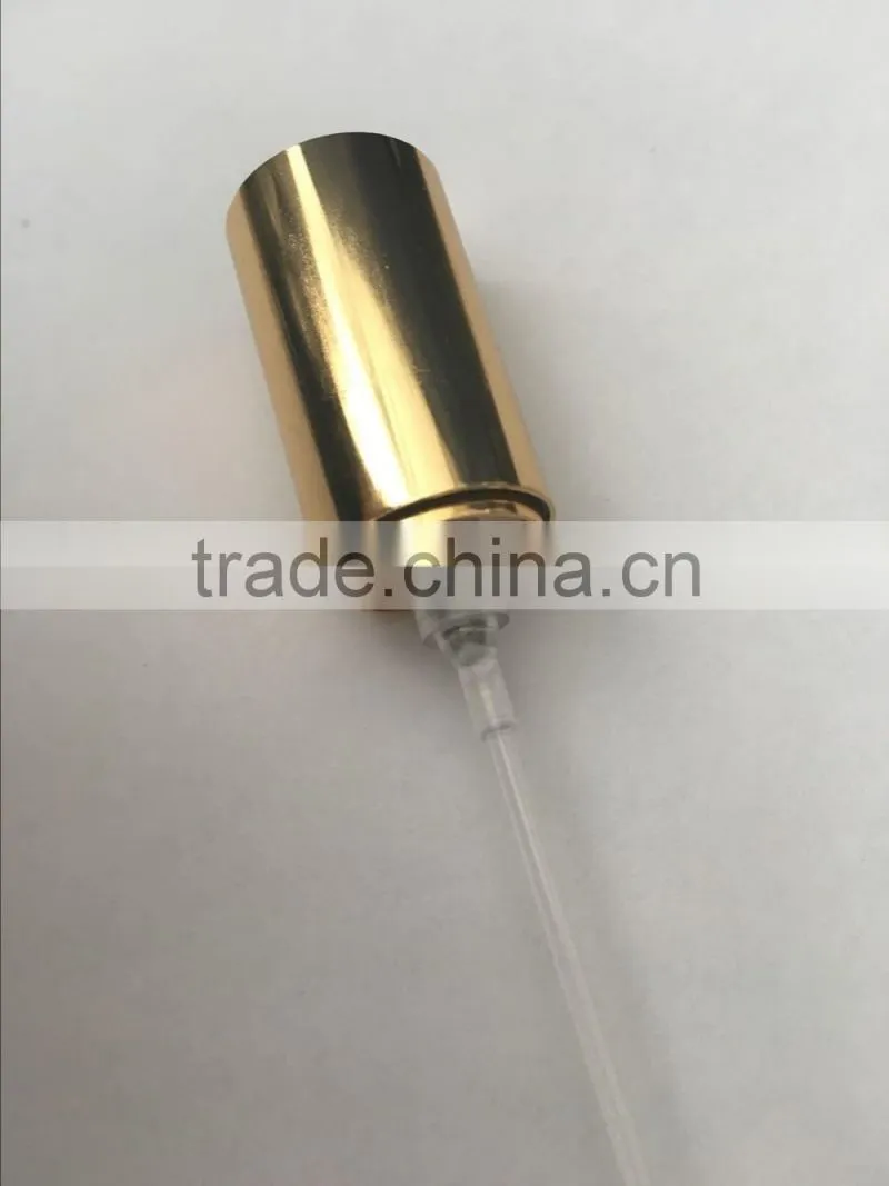 Manufacturer aluminum 16.3mm crimp sprayer pump with cap