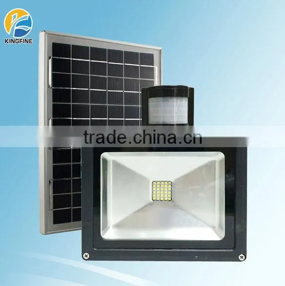 Outdoor Garden lighting LED Solar PIR Motion Sensor Security Flood 10w 20w 30w 50w with CE SAA TUV IES SFL10WCOB-PIR
