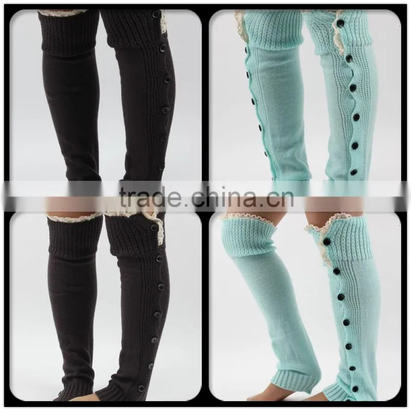Newest infant warm crochet free patternms leg warmer knitted leg warmer