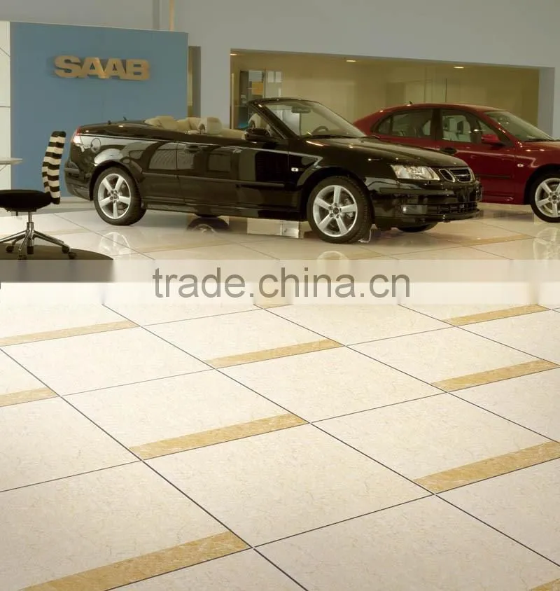 Chinese cheap soluble salt yellow porcelain tile polished floor tiles60x60