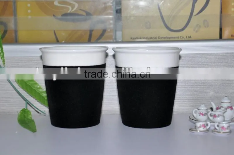 Hot sales Black color Soft flock mug