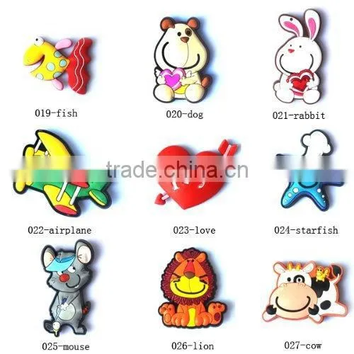 Cartoon Lovely PVC Fridge Magnet Christmas Gift Kids Baby Home Decoration