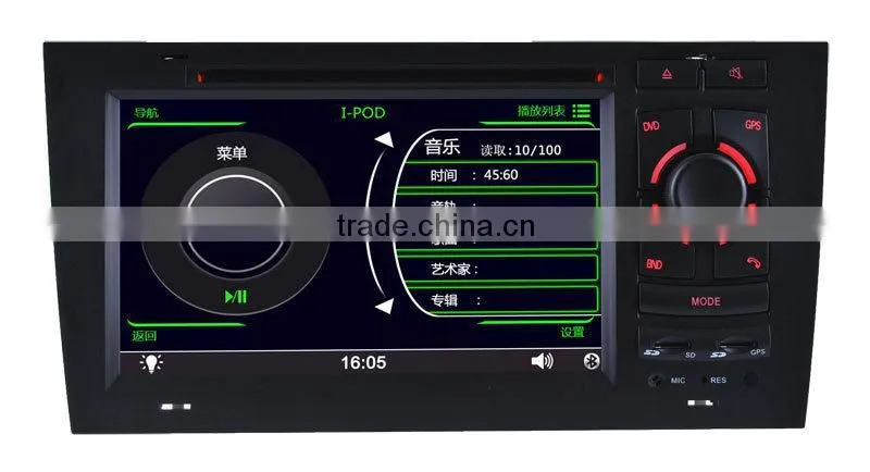 For audi a6 car dvd gps navigation system