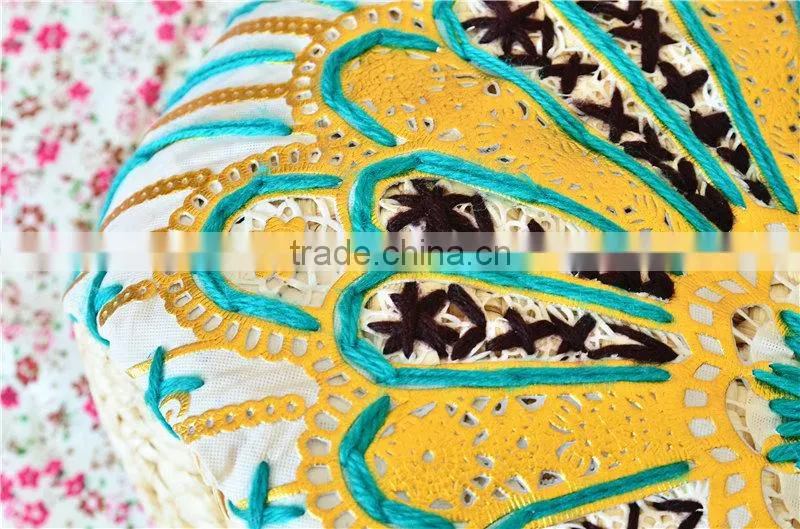 2016 new designer straw beach bag fashion women's bag summer beach hand bag