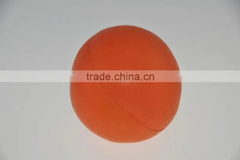 Wholesale PU foam orange shape fruit stress balls