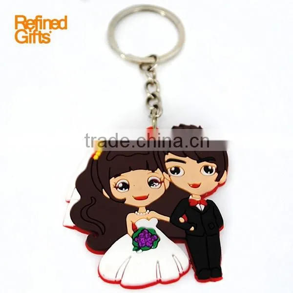 Waterproof PVC Rubber Fashion and Novelty PVC Rubber Keychain