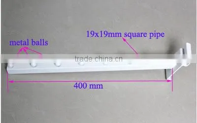 Store Metal Clothes Display Rod For Grid