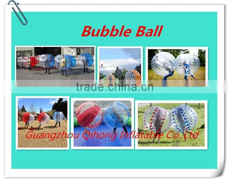body bubble bumper ball, plastic bubble ball, human bubble ball