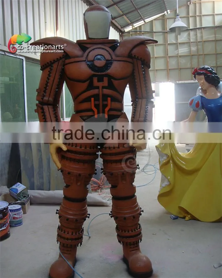 High quality life size fiberglass spiderman statue