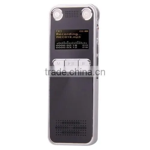 Professional 8GB LCD Digital Voice Recorder with VOR MP3 Player pen drive voice recorder