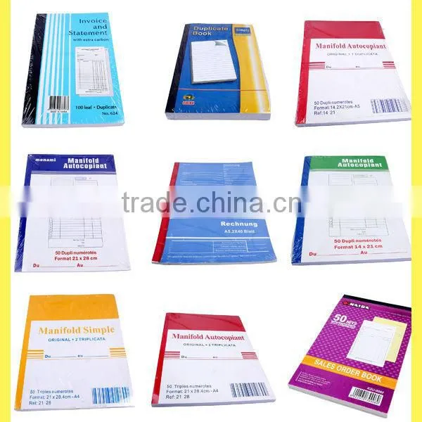 Sales-order book 33 triplicate forms printing company in china