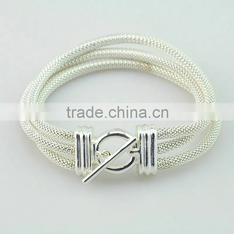 China factory sterling silver custom personalized charms bangle bracelets