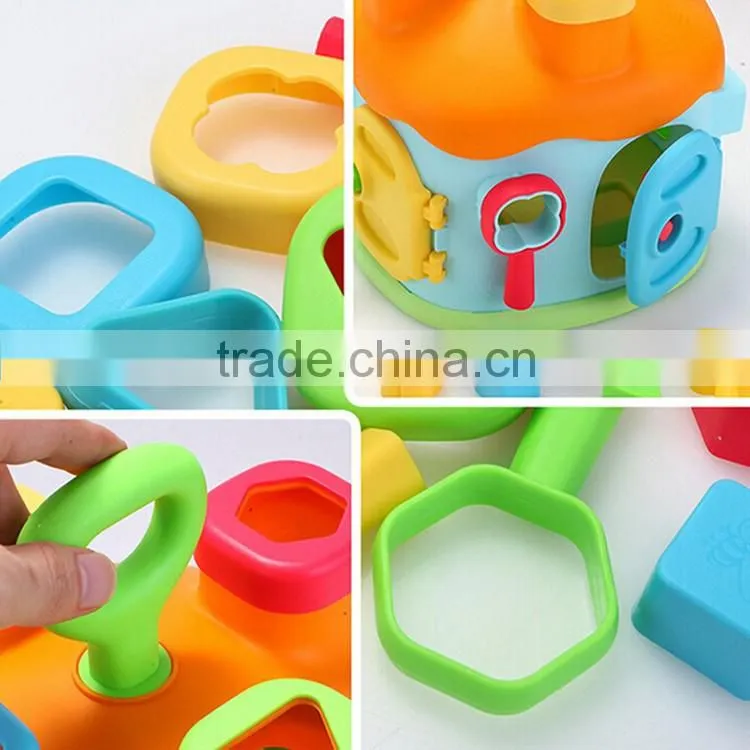 Kids building blocks educational plastic play house toy