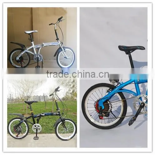 Factory supply aluminum folding bike bicycle/mini folding bike with disc-brake