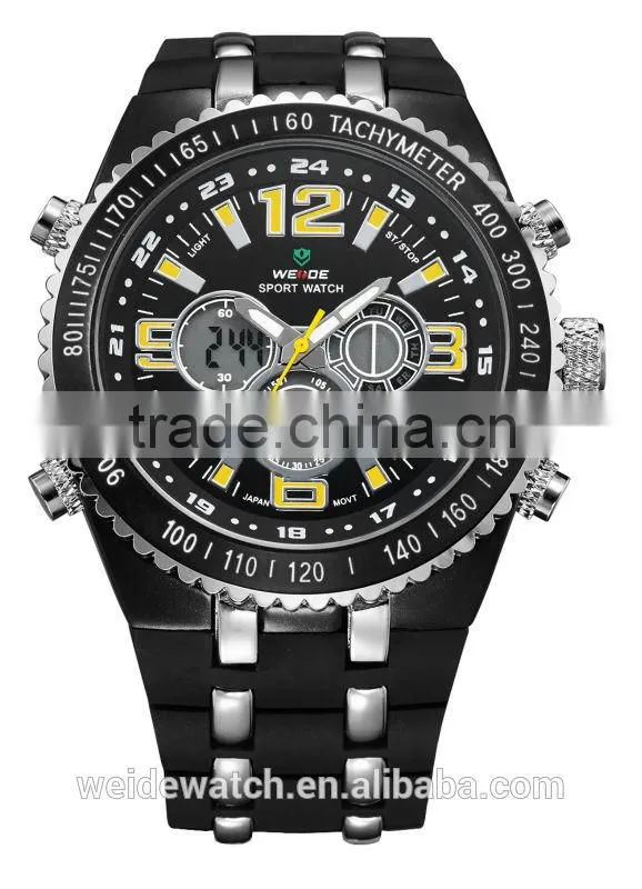 WEIDE WH1107-3 30 meters waterproof plastic band watches for resale world cup promotional items