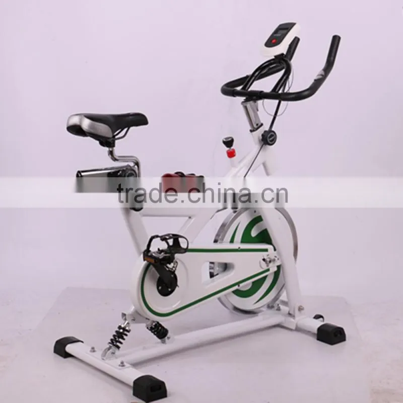 White Ultra Silent Spinning Exercise Bike