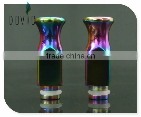 Dovic various styles stainless steel drip tips rainbow drip tips 510