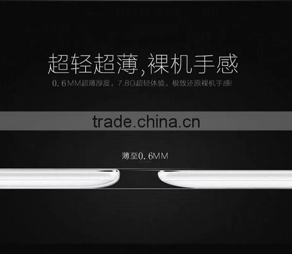 Super thin soft clear back cover for samsung s6