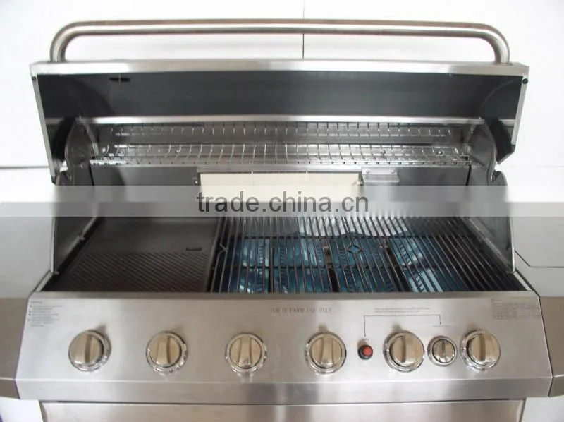 6 Burners Stainless Steel Outdoor Garden Kitchen Gas Grill