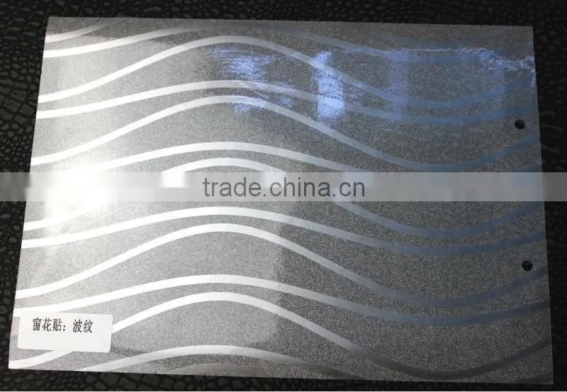 ripple flat decorative pvc film for furniture