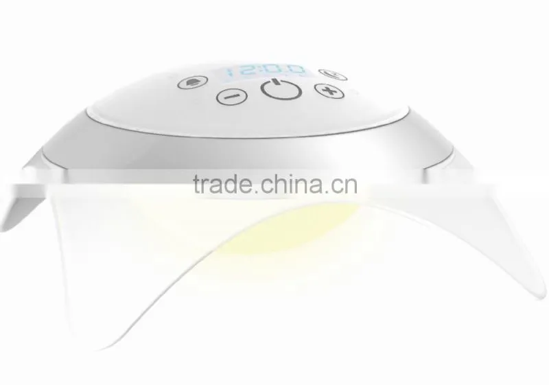 touch sensor with clock dimmable touch led table lamp modern style